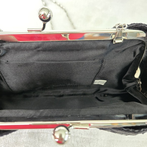 Snakeskin Clutch Evening Bag with Chain Strap Party Cocktail Purse - Picture 8 of 8